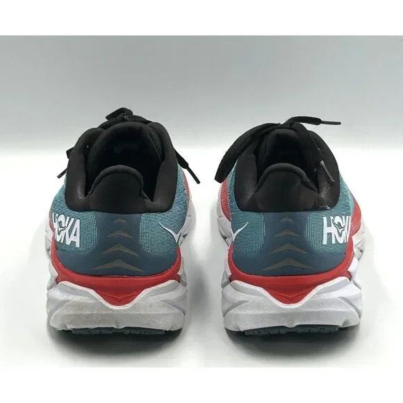 Hoka One One Men's Teal Aquarelle Clifton 8 Running Athletic Shoes Sz 11.5D 3021 - Picture 11 of 16